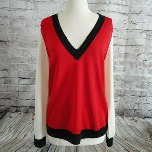 ST JOHN Collection Red Black Label Size M Red